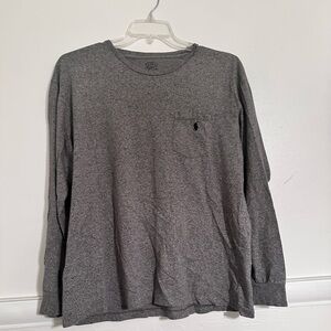 POLO RALPH LAUREN LARGE GREY LONG SLEEVE